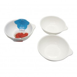 Shallow Type Bowl 2P White 119x130xH43mm